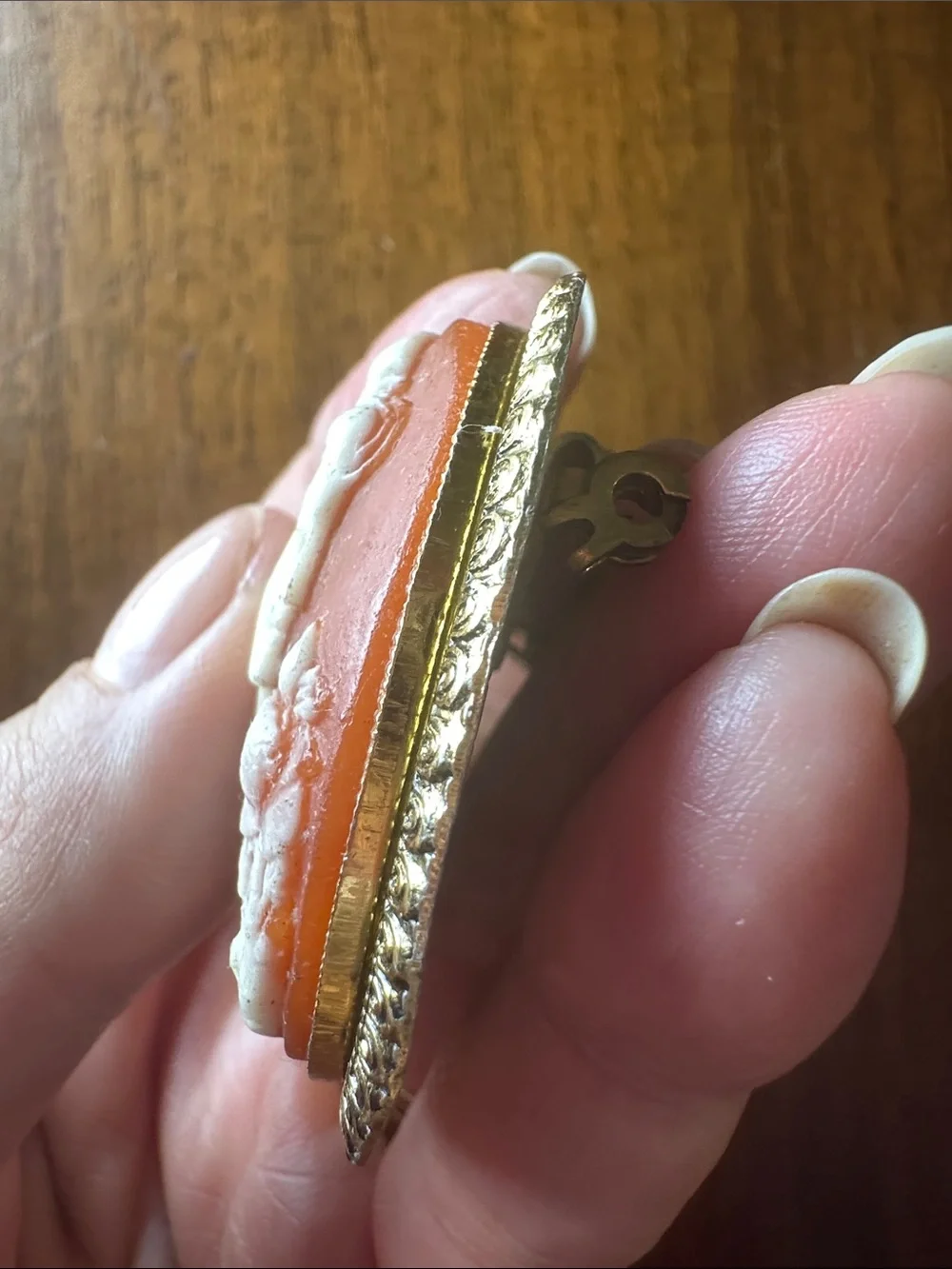 Vintage Cameo Brooch‎ Pendant